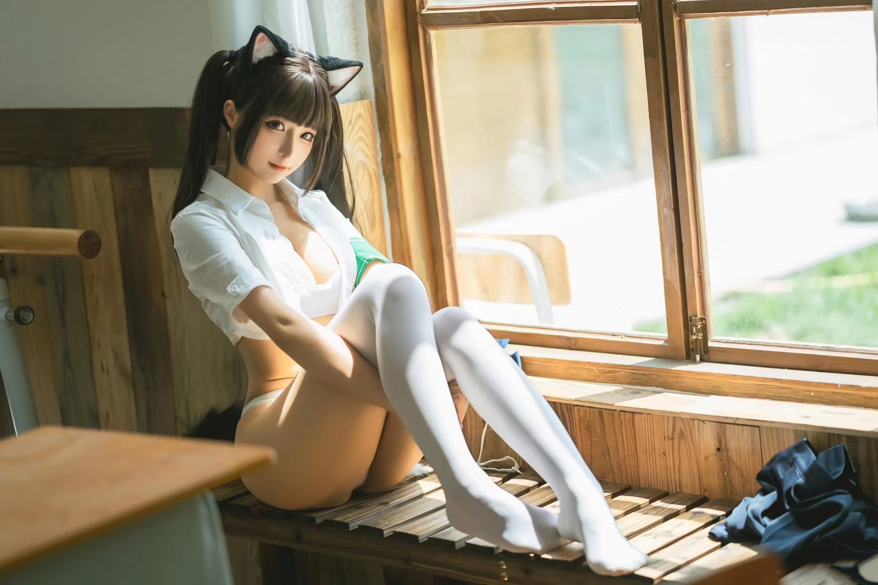 图片[1]-蠢沫沫 – NO.242 关于我学妹是个猫娘这件事[22P]-XikXak
